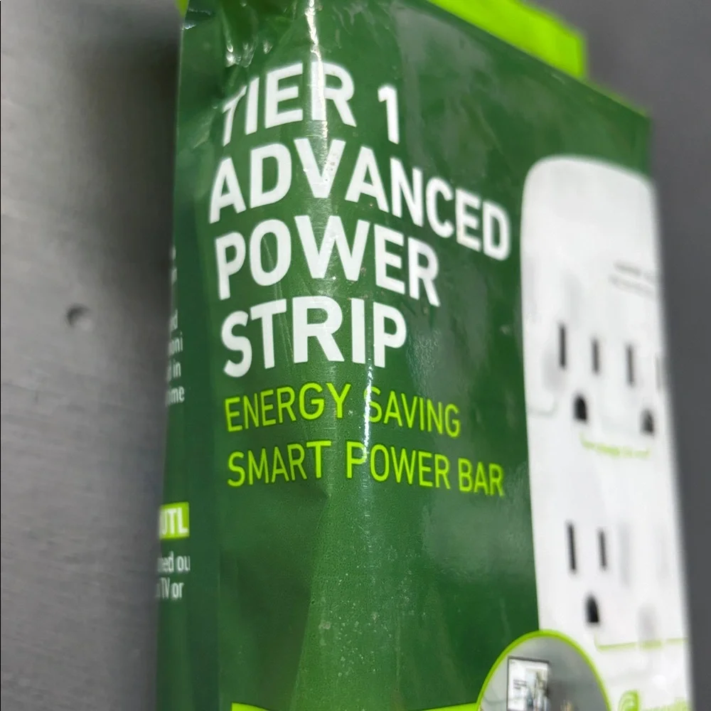 Greenlite 5 Outlet Advanced Power Strip Tier 1 Wall Mount Smart Surge Protector